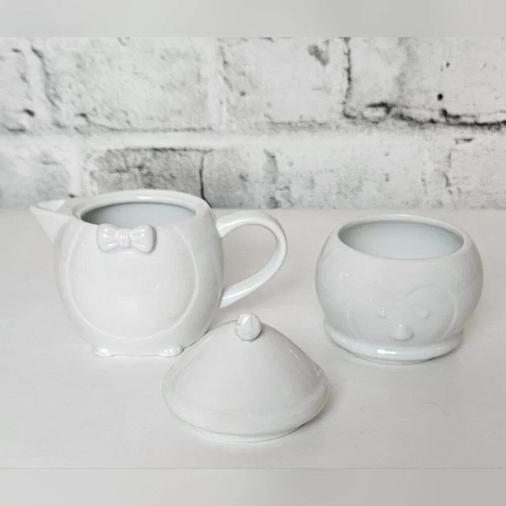 Vintage Penguin Creamer and Sugar Bowl Stacked.